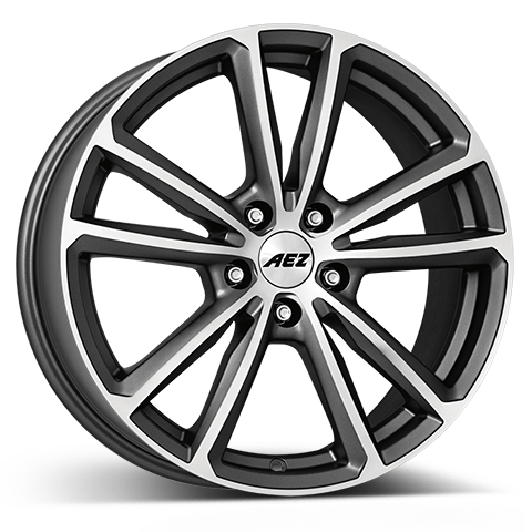 Alu kola AEZ Tioga titan 7×17 5×108 ET48