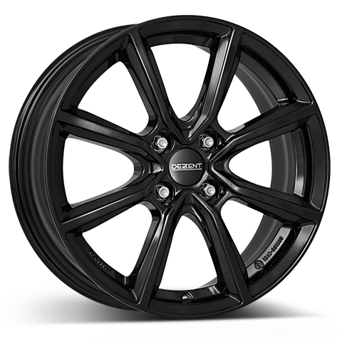Alu kola Dezent TN black 7×17 4×108 ET38