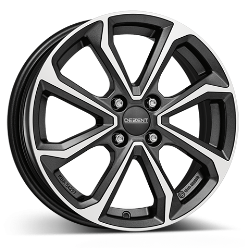 DEZENT KT dark 6x15, 4x100, ET 51, 54,1 DEZENT KT dark 6x15, 4x100, ET 51, 54,1